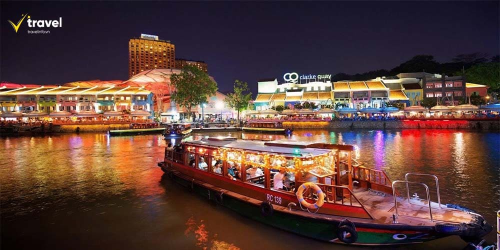 Clarke Quay – Cuộc sống về đêm sôi động