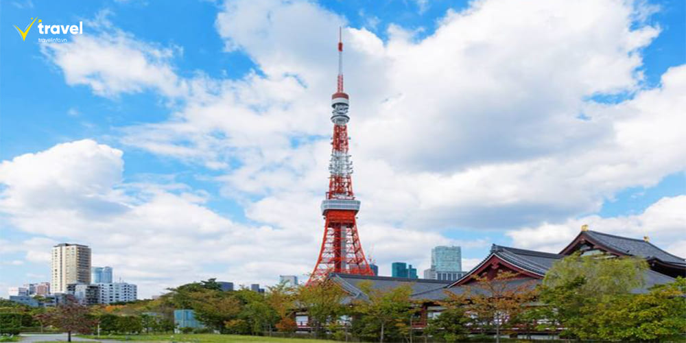 Tháp Tokyo Tower – Vẻ đẹp hiện đại giữa lòng Tokyo