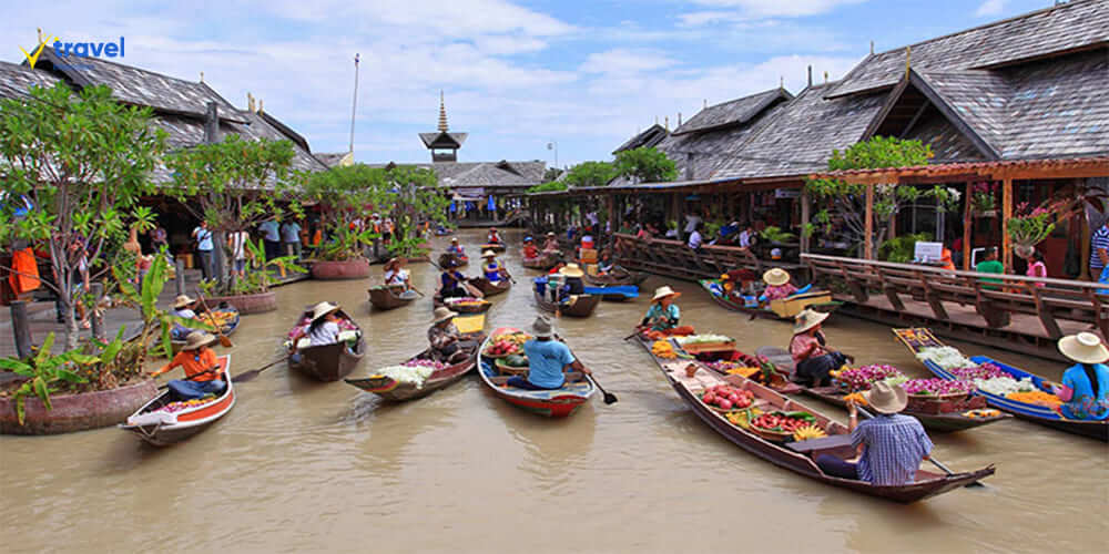 Chợ Nổi Pattaya – Không gian văn hóa sông nước đậm đà bản sắc Thái