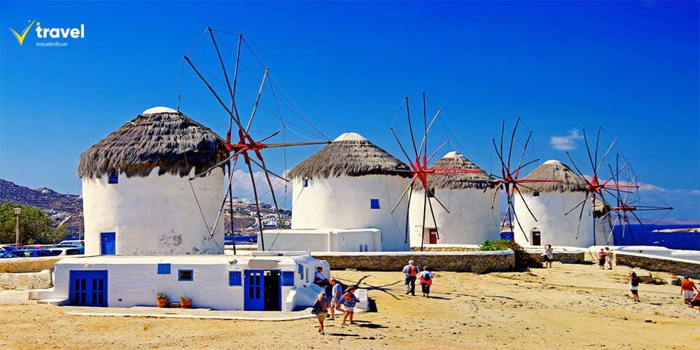 Cối Xay Gió Ở Đảo Mykonos: Biểu Tượng Độc Đáo