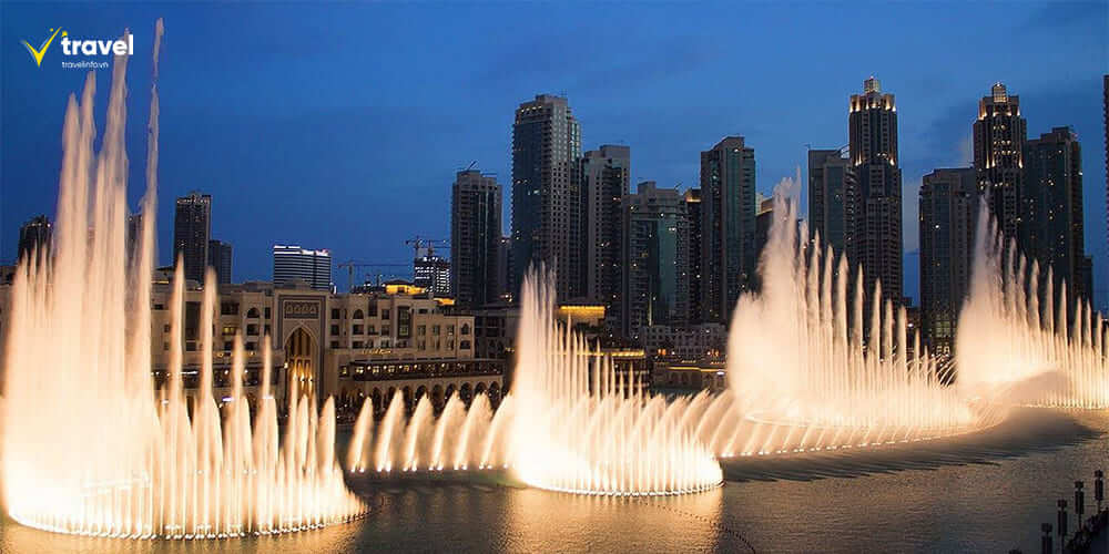 Đài Phun Nước Dubai – Vũ Điệu Ánh Sáng Và Nước