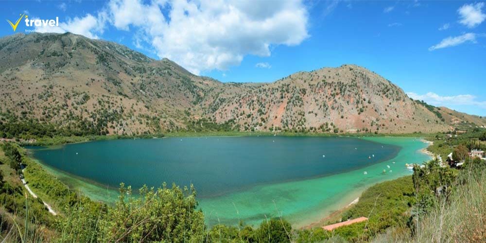 Hồ Kournas - Đảo Crete: Viên Ngọc Xanh Biếc